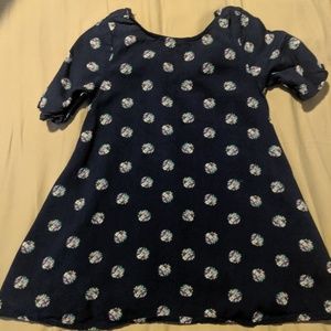 Navy flower 18to24month old Navy dress